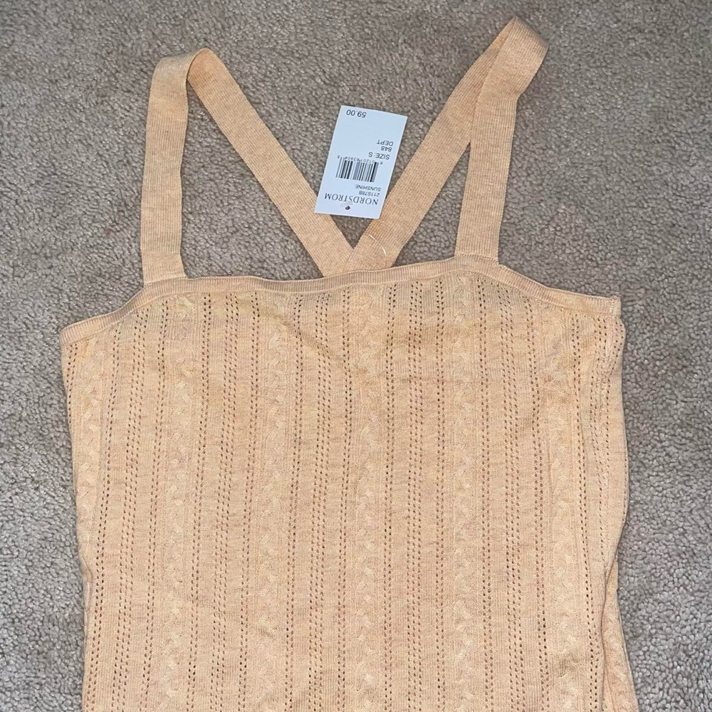 Nordstrom Heartloom Yellow Tank Top